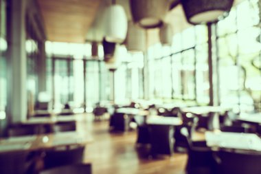 Restoran arka plan bulanıklık