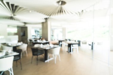 Restoran arka plan bulanıklık