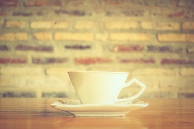 beyaz kahve fincanı