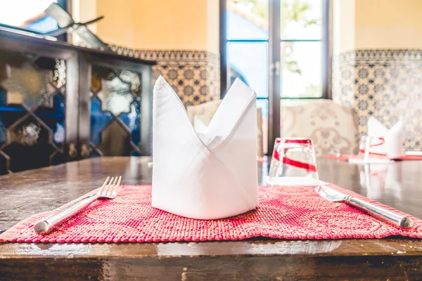 Table set for lunch — Stock Photo, Image