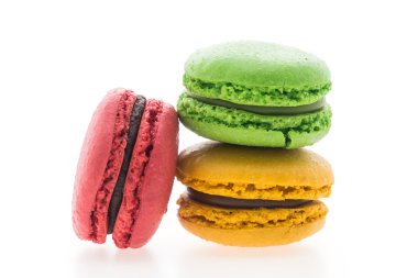 lezzetli renkli acıbadem kurabiyesi