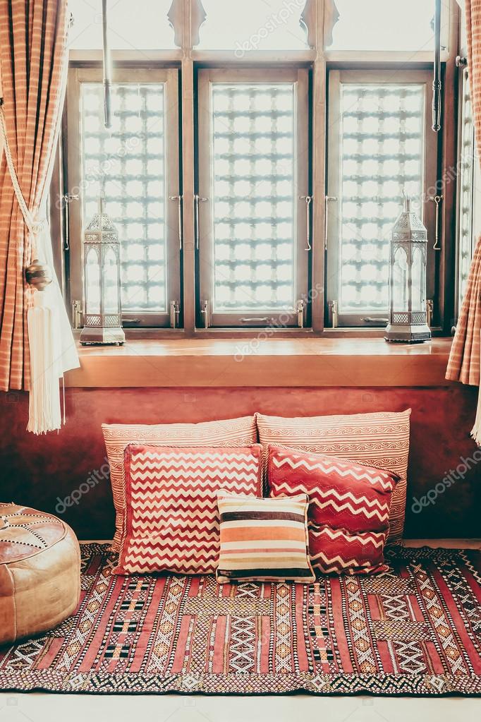 Pillows On Sofa With Morocco Style Stock Photo Mrsiraphol 98199920 Pillows On Sofa With Morocco Style Stock Photo