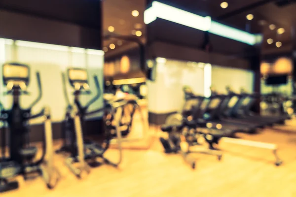 Blur fitness gym room interior — Stock Photo, Image