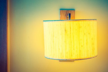 Işık lamba dekorasyon duvar