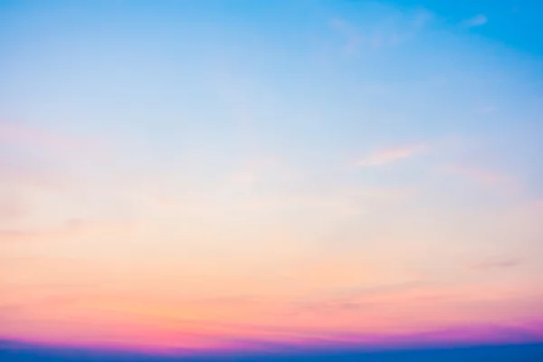 Beautiful sunset on sky — Stock Photo, Image