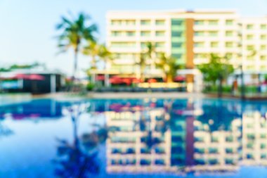 Havuzu otel resort bulanıklık