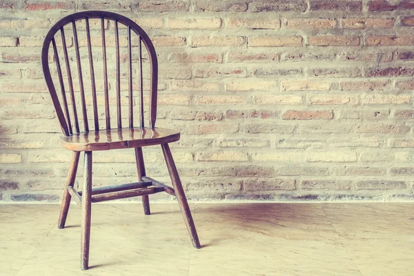 Wooden chair in house — Stock Photo, Image