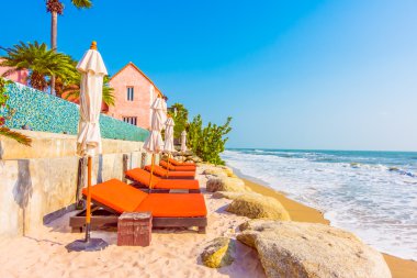 Güzel tropikal deniz ve plaj