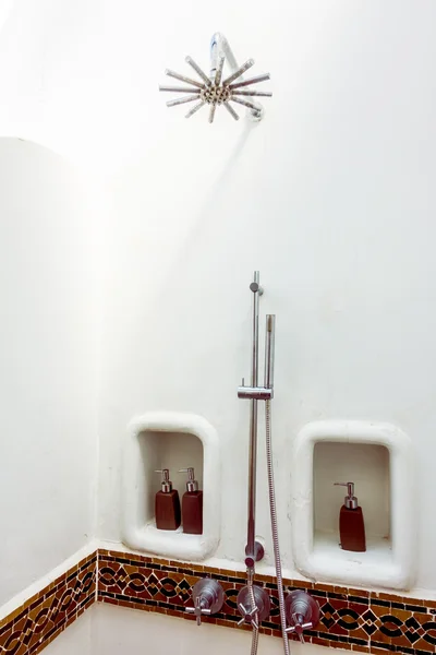 Bathroom shower interior — Stock Photo, Image