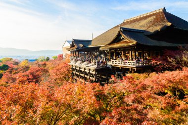 Kiyomizu tapınağında güzel mimari