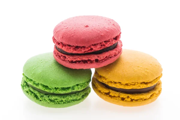 Herkullinen värikäs macaroon — kuvapankkivalokuva