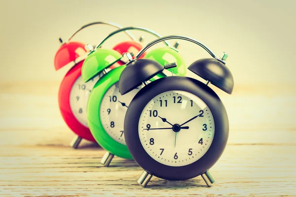 Vintage Classic Alarm clocks — Stock Photo, Image