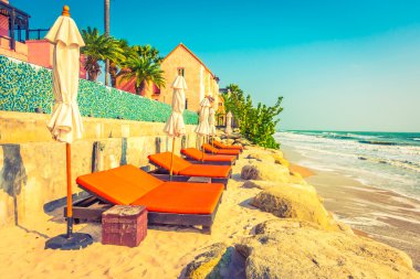 Güzel tropikal deniz ve plaj