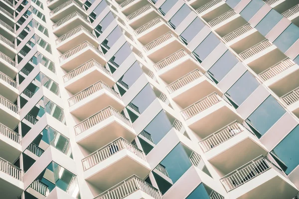 Texturas de ventanas exteriores del edificio — Foto de Stock