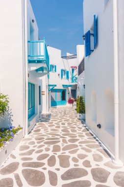 Santorini ve Yunanistan tarzı ile güzel mimari