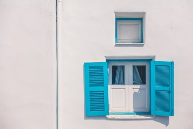 Santorini ve Yunanistan tarzı ile güzel mimari