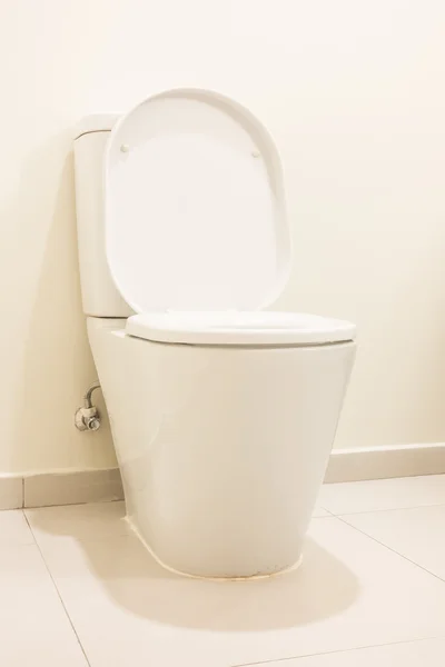 Λευκό κάθισμα τουαλέτας — Φωτογραφία Αρχείου