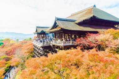 Kiyomizu tapınağında güzel mimari