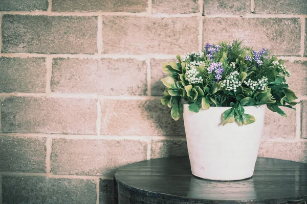 Vackra blommor i vas — Stockfoto