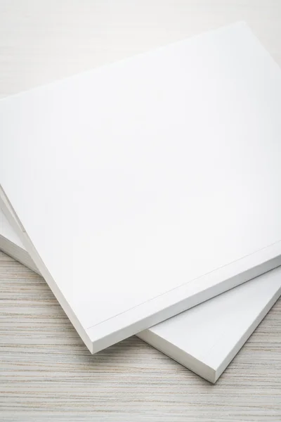 Blank white mock up book — Stock Photo, Image