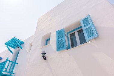 Santorini ve Yunanistan tarzı ile güzel mimari