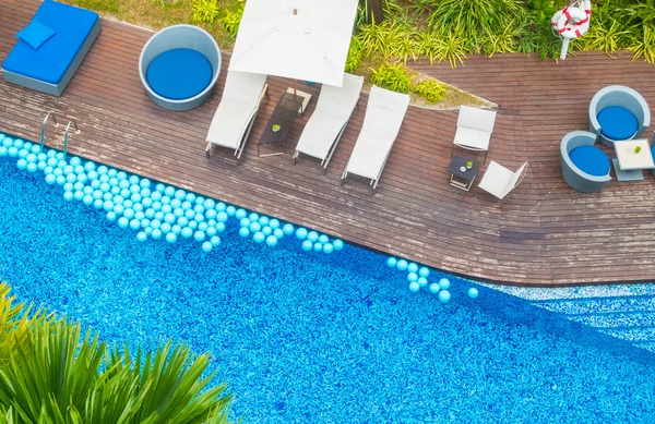Πανέμορφο ξενοδοχειακό συγκρότημα πισίνα — Φωτογραφία Αρχείου