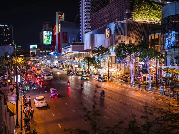 Bangkok Thailand December 2018 Rama One Road Central World Department — Stock Photo, Image