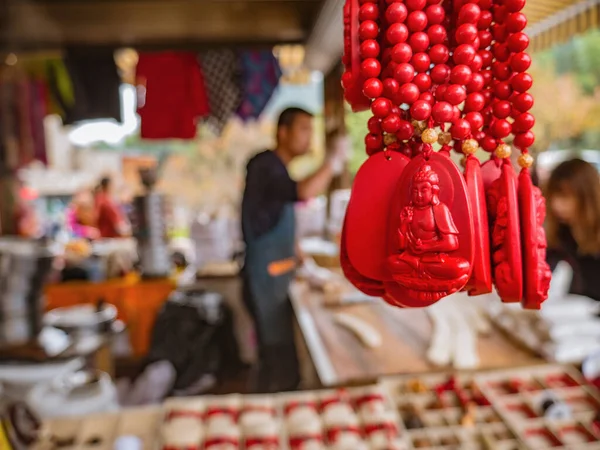 Zhangjiajie China Outubro 2018 Amulet Shop Centro Turístico Yuanjiajie Parque — Fotografia de Stock