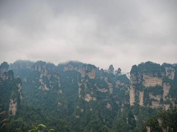 Hermosa Montaña Yuanjiajie Avartar Montaña Zhangjiajie Parque Nacional Forestal Wulingyuan —  Fotos de Stock