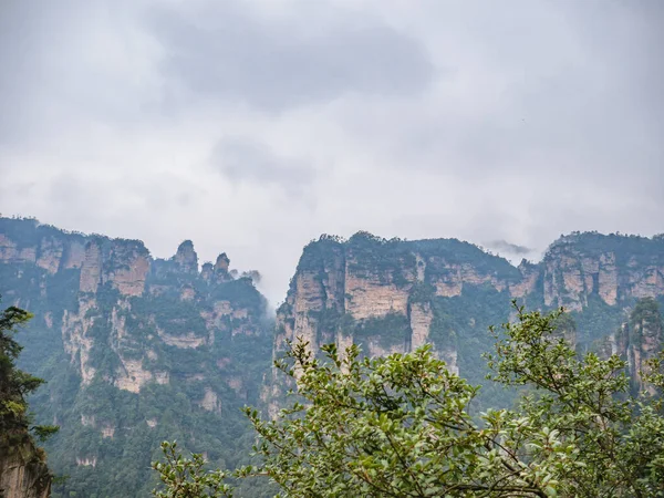 Wulingyuan Lçesi Zhangjiajie Şehri Ndeki Zhangjiajie Ulusal Orman Parkı Ndaki — Stok fotoğraf