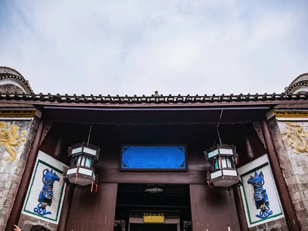 Čínská Architektura Starém Městě Fenghuang Fénix Starobylé Město Nebo Fenghuang — Stock fotografie
