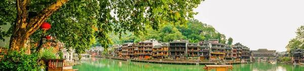 Fenghuang Hunan China Οκτωβρίου 2018 Άγνωστοι Άνθρωποι Θέα Τοπίο Του — Φωτογραφία Αρχείου