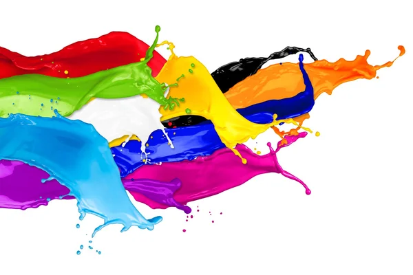 Abstract color splashes — Stock Photo, Image