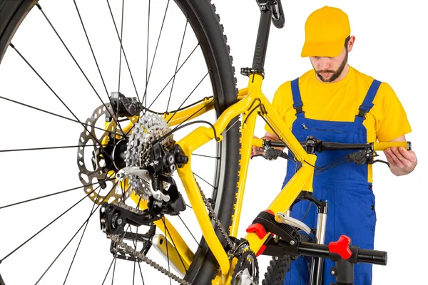 Guiador de endireitamento mecânico de bicicleta — Fotografia de Stock