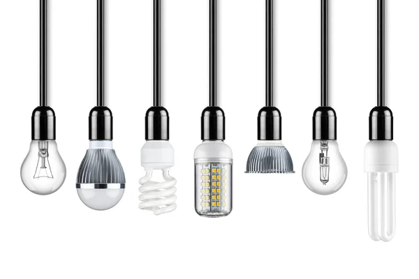 Fila di lampade — Foto Stock