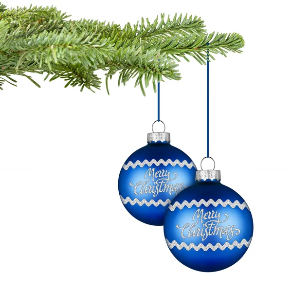 Merry christmas ballen — Stockfoto