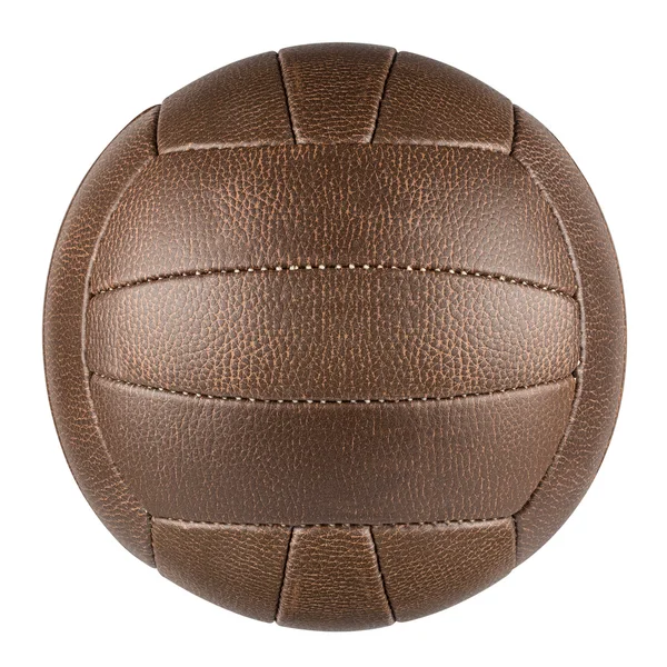 Brown retro soccer ball — Stock Photo, Image