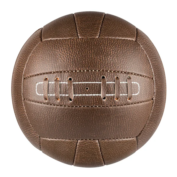 Ballon de football rétro brun — Photo