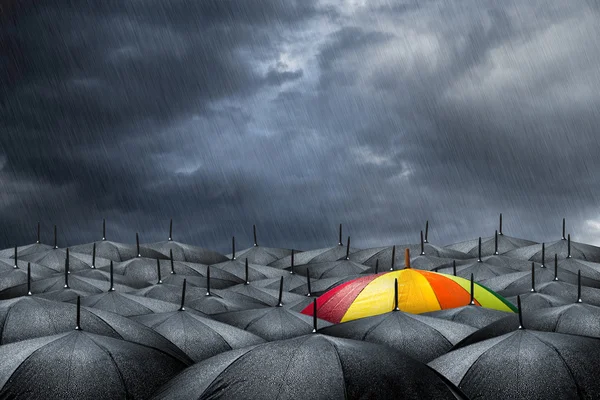 Rainbow umbrella concept — Stock Photo, Image