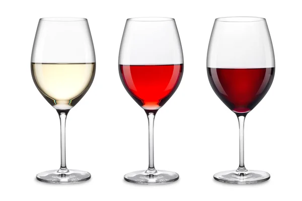 Set bicchiere di vino — Foto Stock