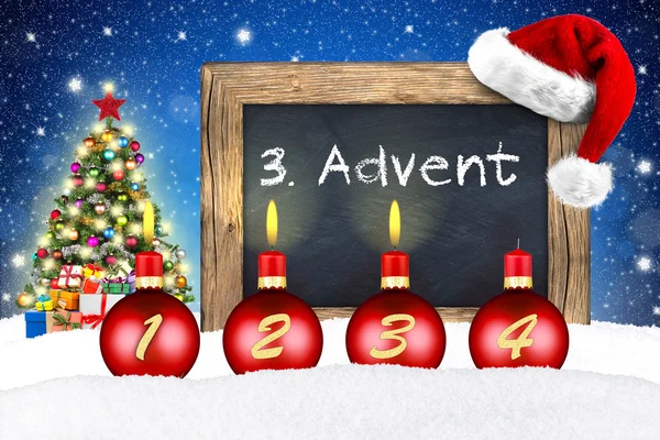 Tredje söndagen i advent — Stockfoto