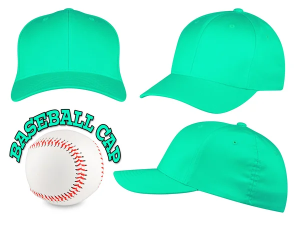 Casquette de baseball turquoise — Photo