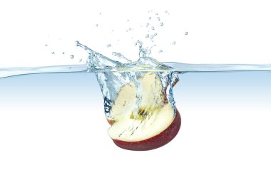 Kırmızı elma splash