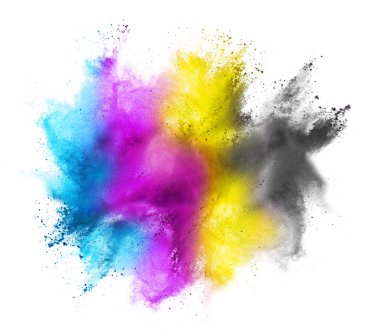 cmyk renkli bulut