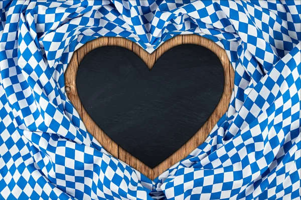 Καρδιά σχήμα βαυαρικό μαυροπίνακα — Φωτογραφία Αρχείου