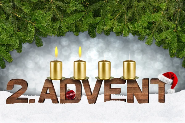 2. Advent — Stockfoto