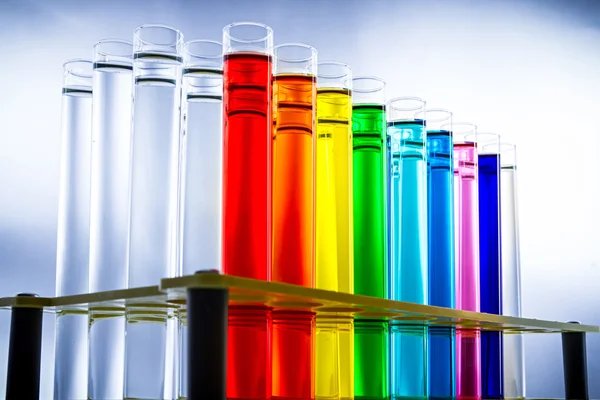 Colorful test tubes — Stock Photo, Image