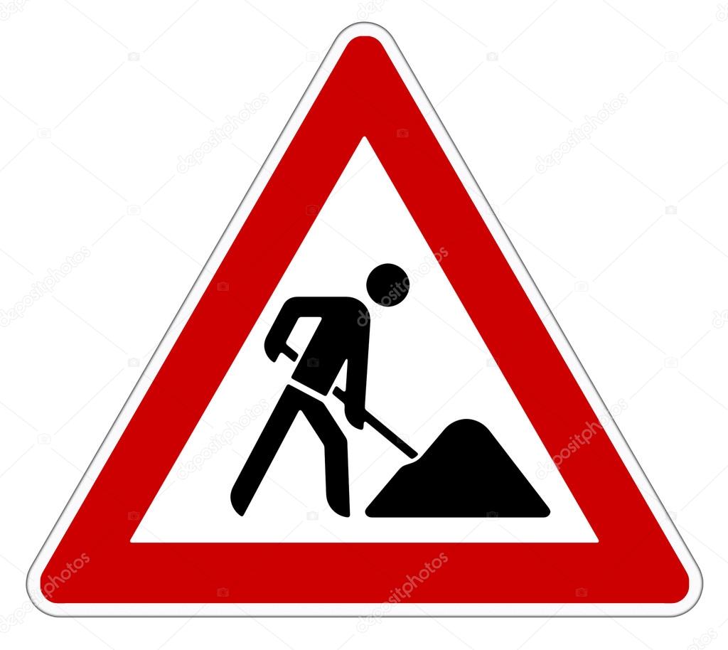 attention roadworks sign