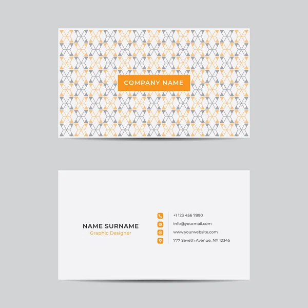 İş Kart Şablonu Vektör Tasarımı