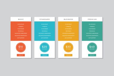 Fiyat Tablosu Şablon Tasarımı